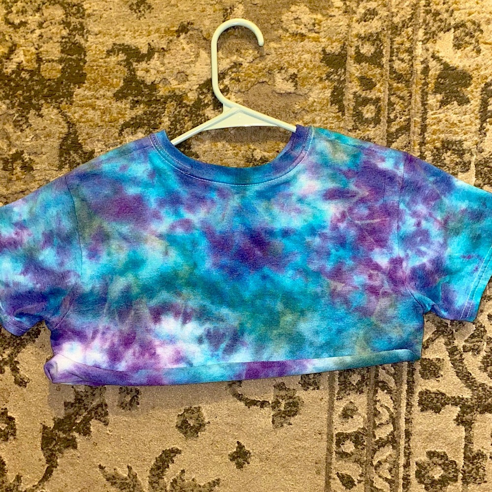 Brand:Hanes ,Size 10-12, White. Handmade Crop top!